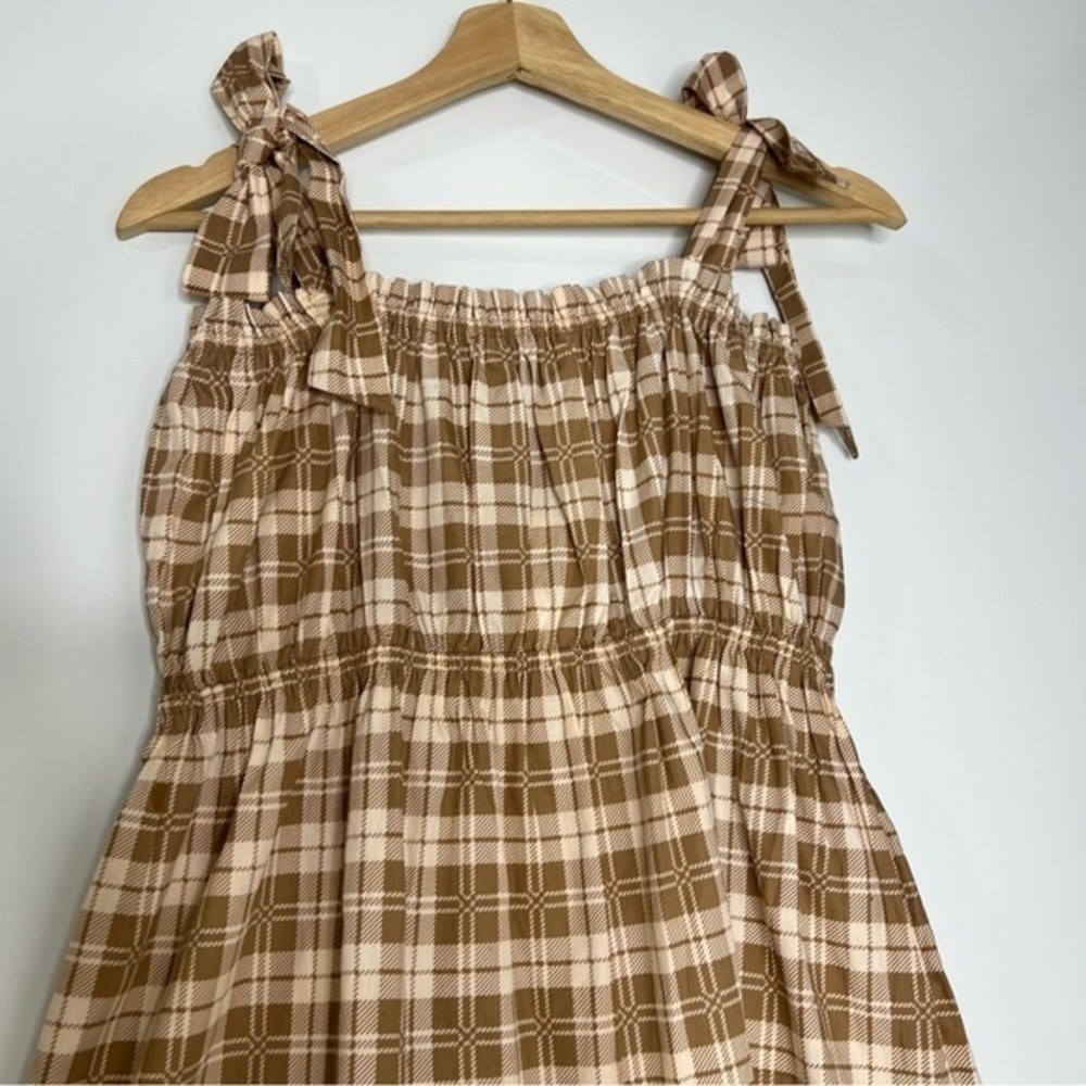 Anthropologie Faithfull The Brand Moretta Top - Lori Check Print - Picture 6 of 12